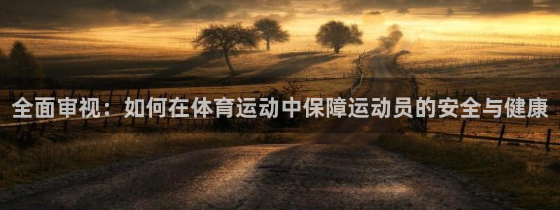 全面审视：如何在体育运动中保障运动员的安全与健康